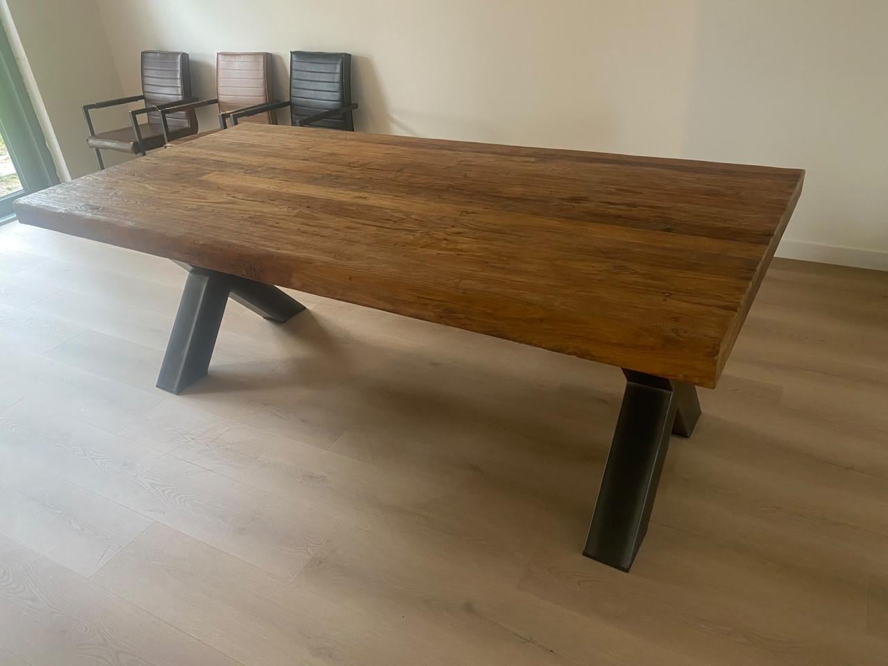 Prachtige teakhouten eettafel Mazzo (Pronto Wonen) – 220 x 105 cm