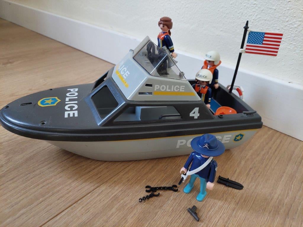 Playmobil politieboot