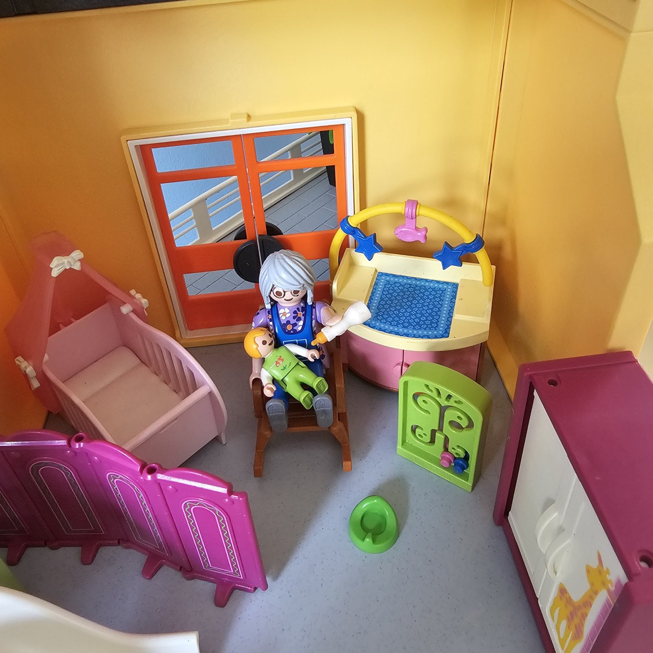 Playmobil poppenhuis konijnenhok cavia's verzorgen