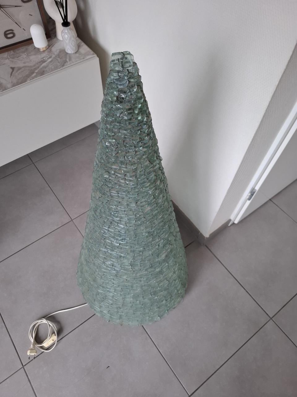 Vintage piramide groote lamp.