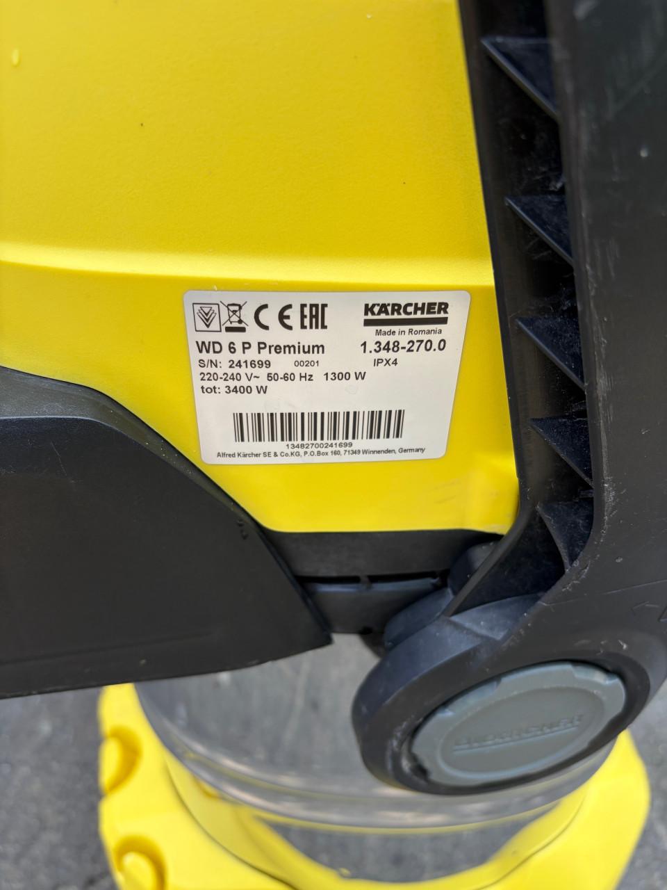 Kärcher WD 6 P Premium Nat- en Droogzuiger