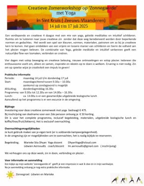 Zomerworkshop