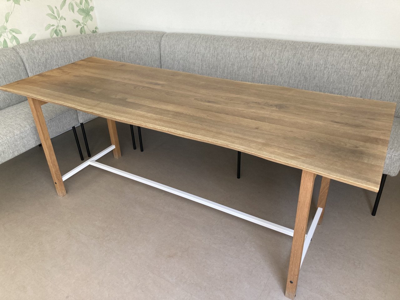 Eettafel licht eiken