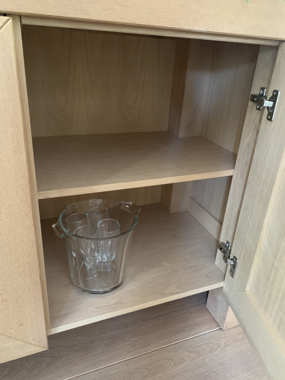 Blank Eiken (Whitewash) dressoir