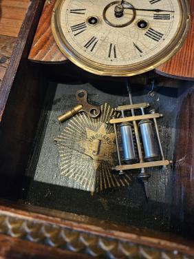 Antieke Junghans Tafelklok rond 1900