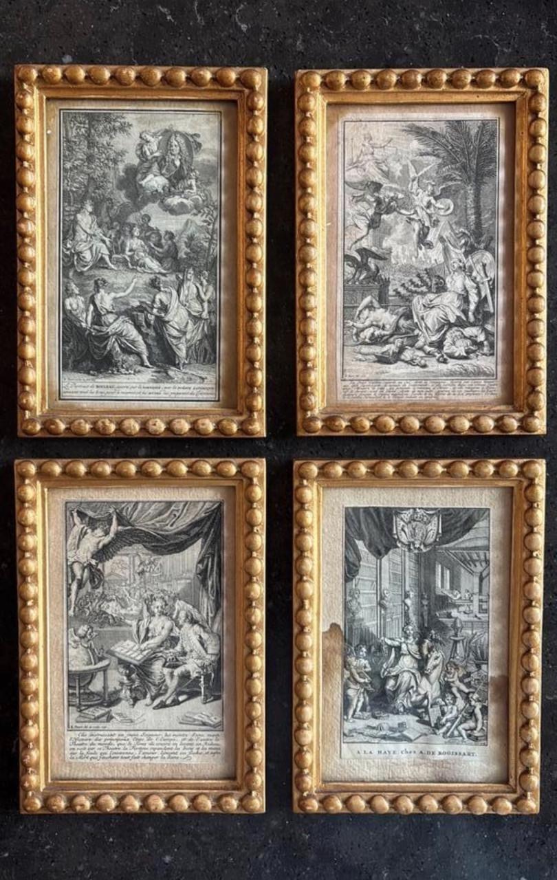 Zeldzame Set 4x Bernard Picart (1718) – Allegorische Kunst