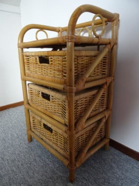Ladekastje - Rotan met 3 manden – Sfeervol & praktisch!