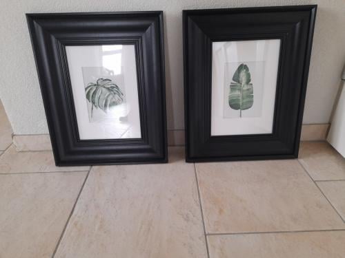 2 Leuke schilderijtjes   ( z.g.a.n.)  45,5 x 36 ,5