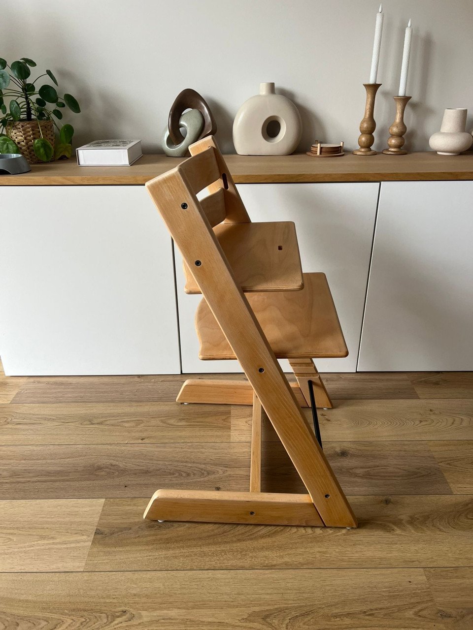 Kinderstoel Stokke Tripp Trapp naturel helemaal opgeknapt