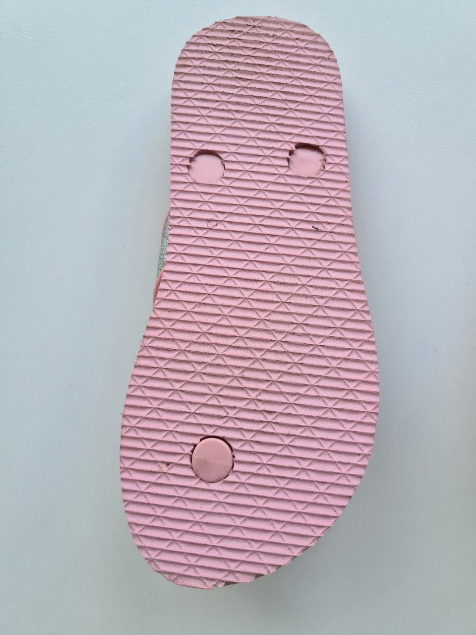 Roze / zilver teenslippers van Blue Fin  Maat 31