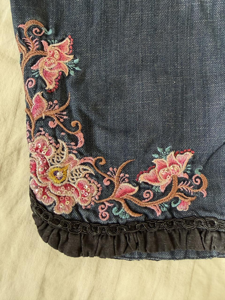 Meisjes Broek met Prachtig borduurwerk