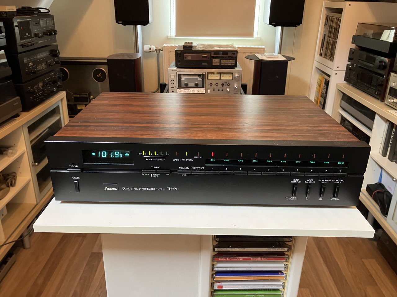 Sansui AU-D9 en SU-T9 vintage topkwaliteit versterker en tuner met garantie