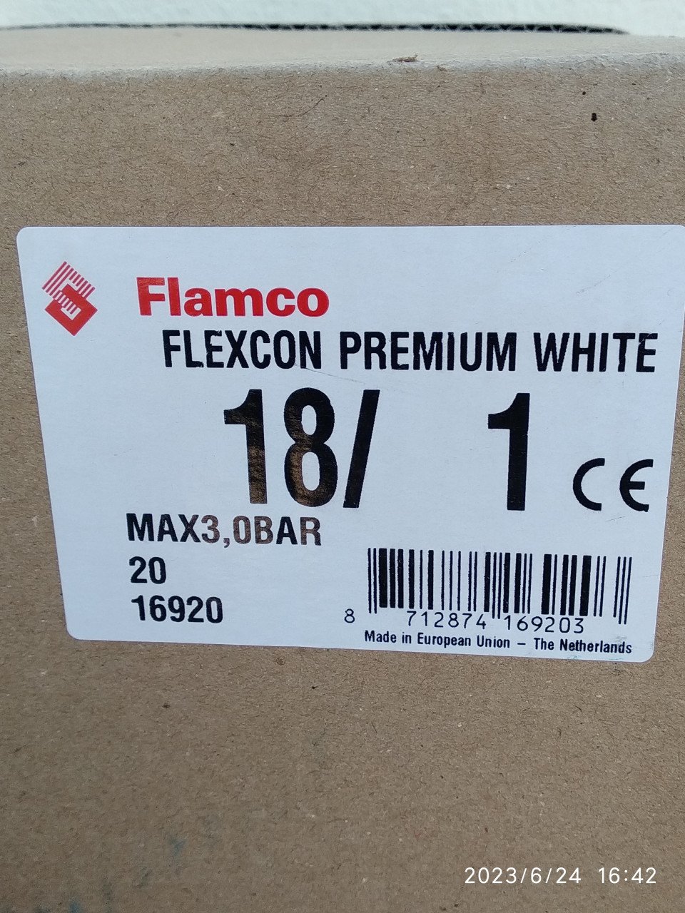 Expansievat drukvat 18 liter CV
