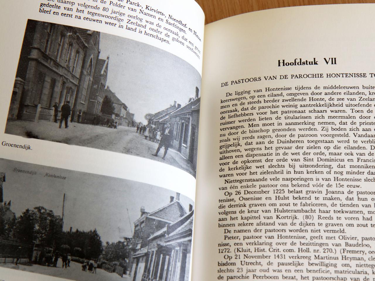 2 boeken: Geschiedenis van Hontenisse en De Geschiedenis van Ossenisse