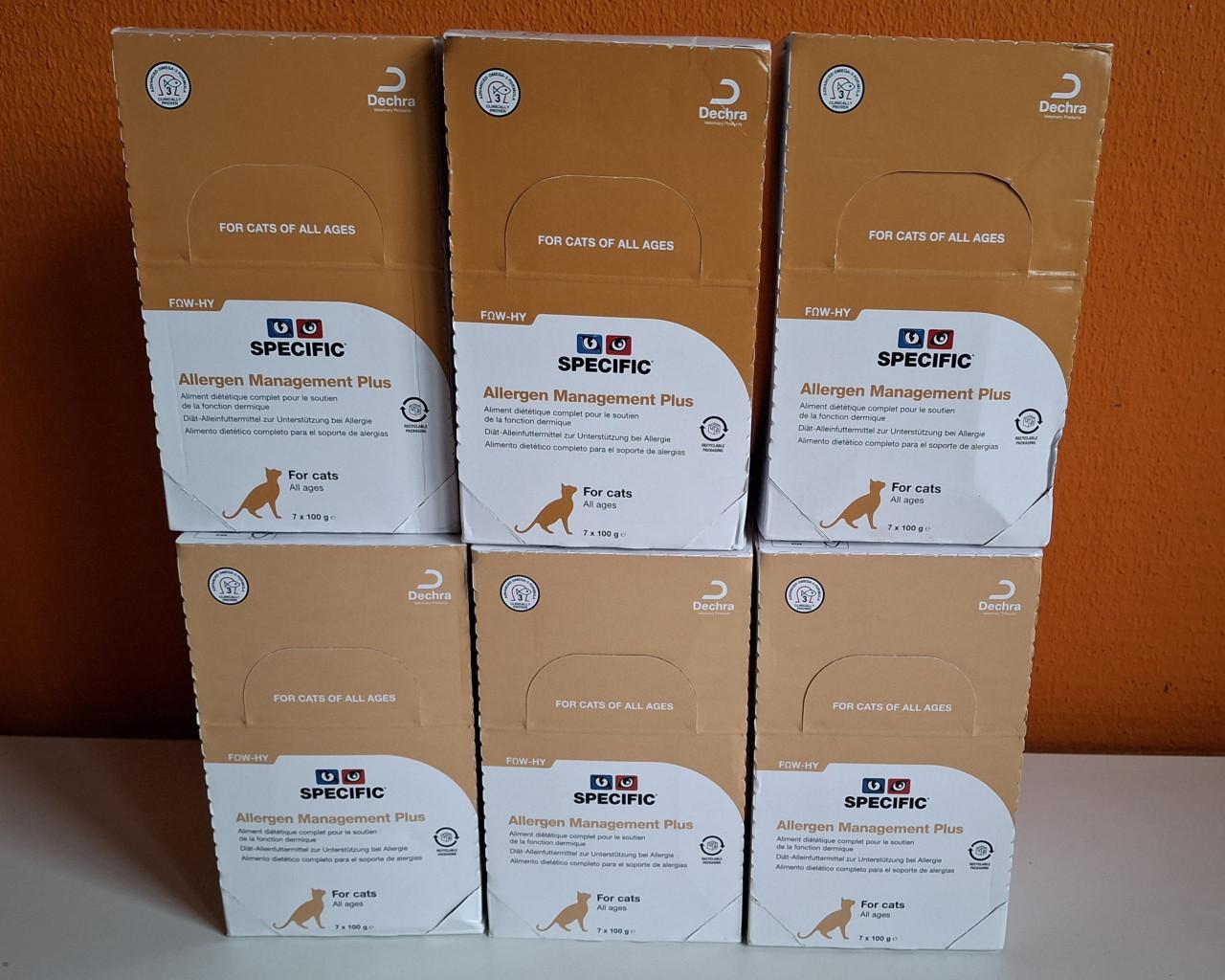 SPECIFIC Allergen Management Plus voor katten 6 dozen van 7x 100g