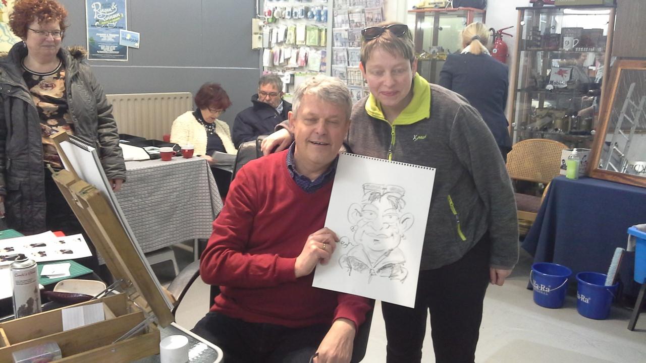 Leuk voor uw feest: laat karikaturen tekenen!