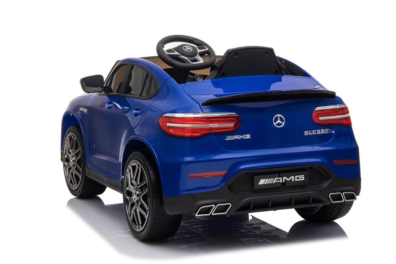 Elektrische Kinderauto 12V–Mercedes-Benz GLC 63S AMG | Blauw