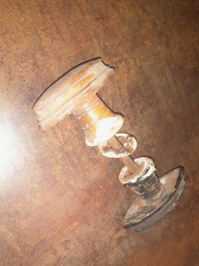 Antieke houten deurknoppen in Retro Style. €10,- per set.