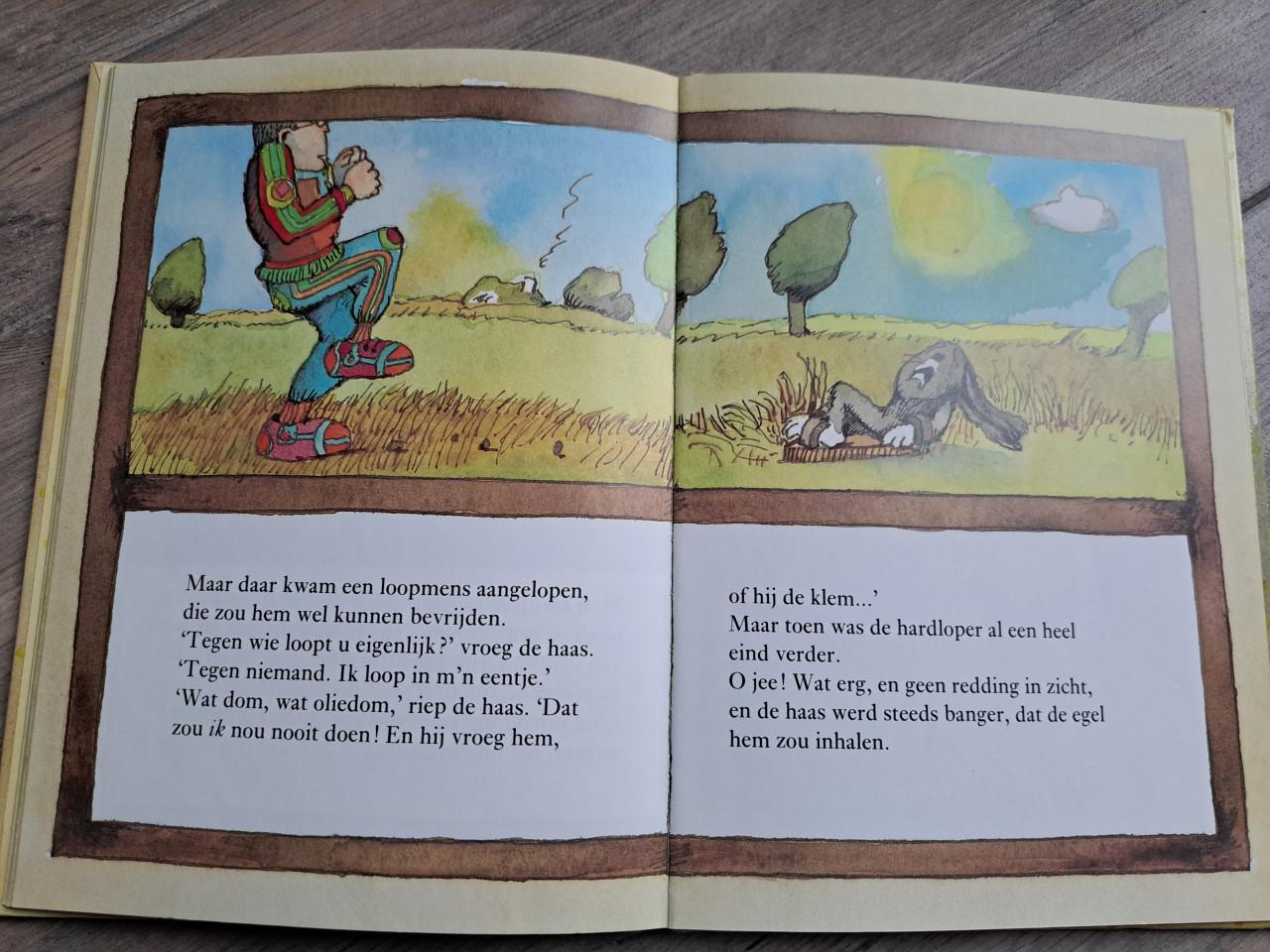 De wedloop tussen dechaas en de egel