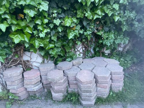 Gratis ophalen hexagon / 6 kantige tegels 120 stuks