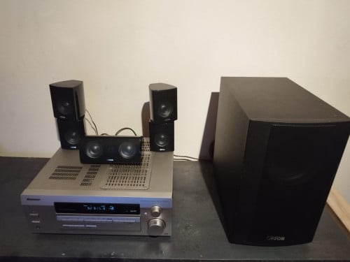 Pioneer Reseiver & Canton Surround set met Subwoofer!