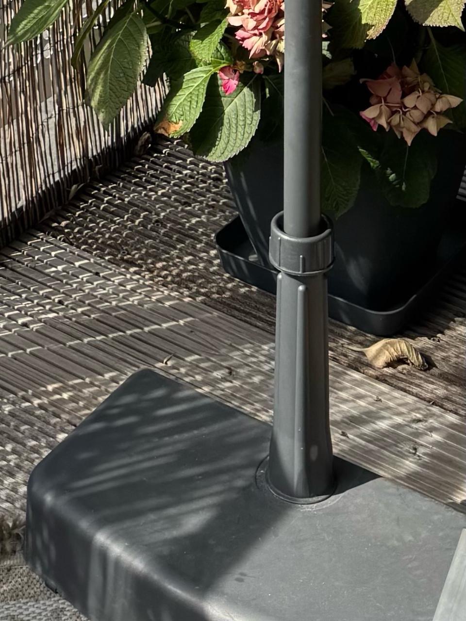 Parasolvoet voor op balkon