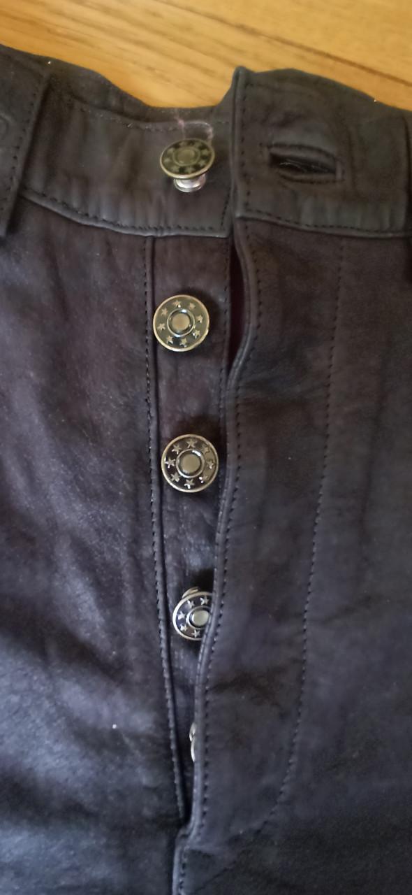 LEDER - Dames Wild Cats leder short - maat 38