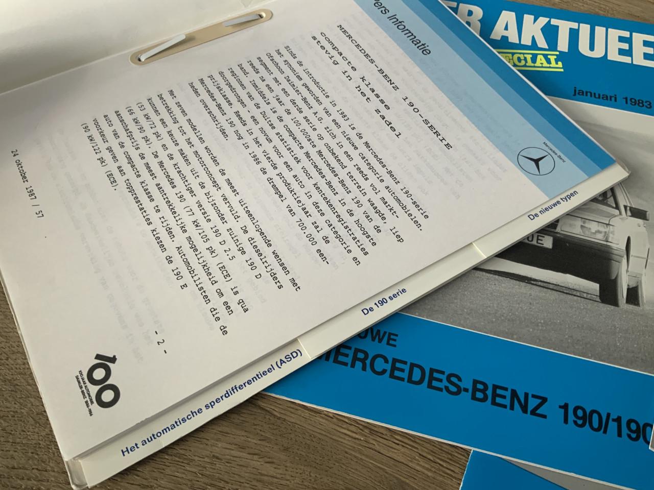 Mercedes Benz 190 collectersitems