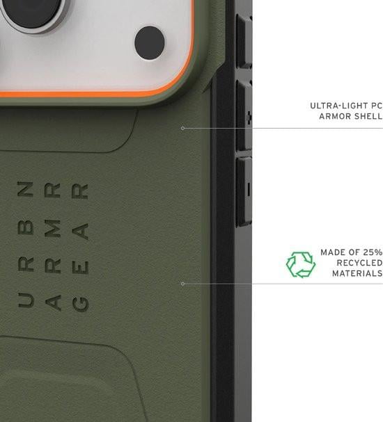 Uag Civilian Magsafe Case Voor Iphone 17 Pro Duurzaam Met Bescherming