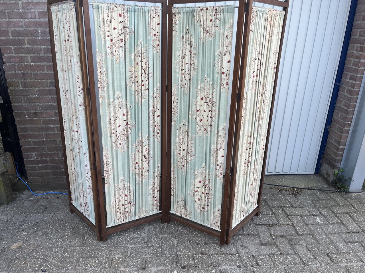 Kamerscherm, 4 panelen antiek