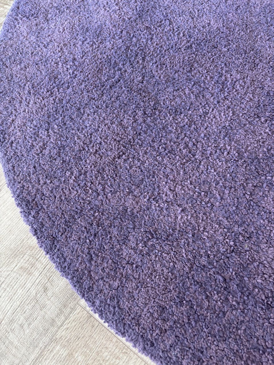 Vloerkleed paars rond 130