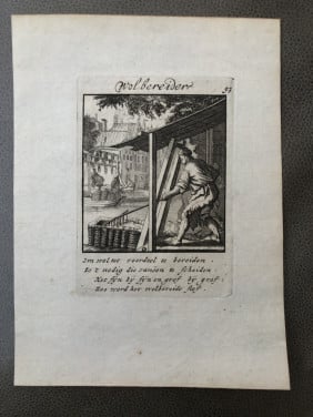 Gravure Wolbereider Jan Luyken