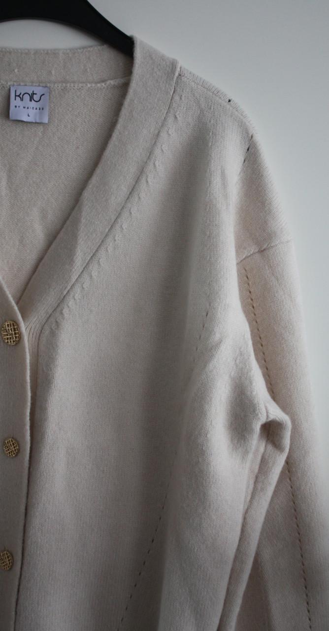 Beige vest maat L