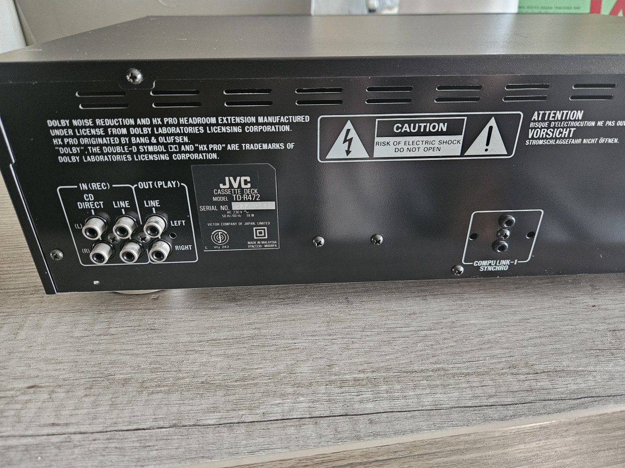 Leuk werkend JVC cassette deck | TD-R472 | auto-reverse, zeer nette staat