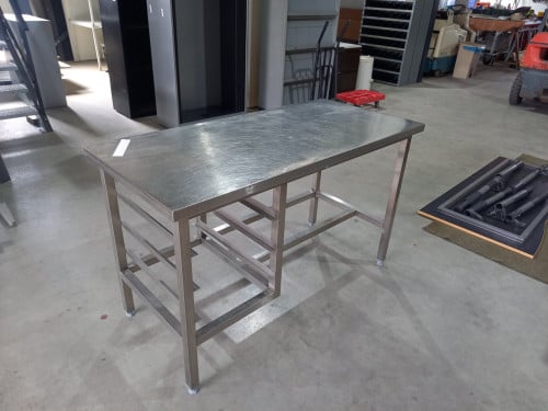 Werkbank rvs werktafel