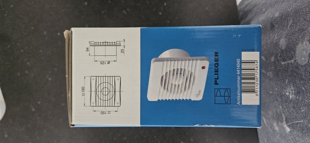 Ventilator Plieger