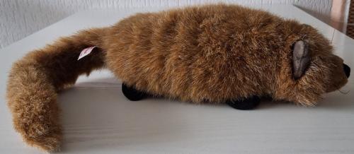 Scoozie pet knuffel met geluid bever wezel fret