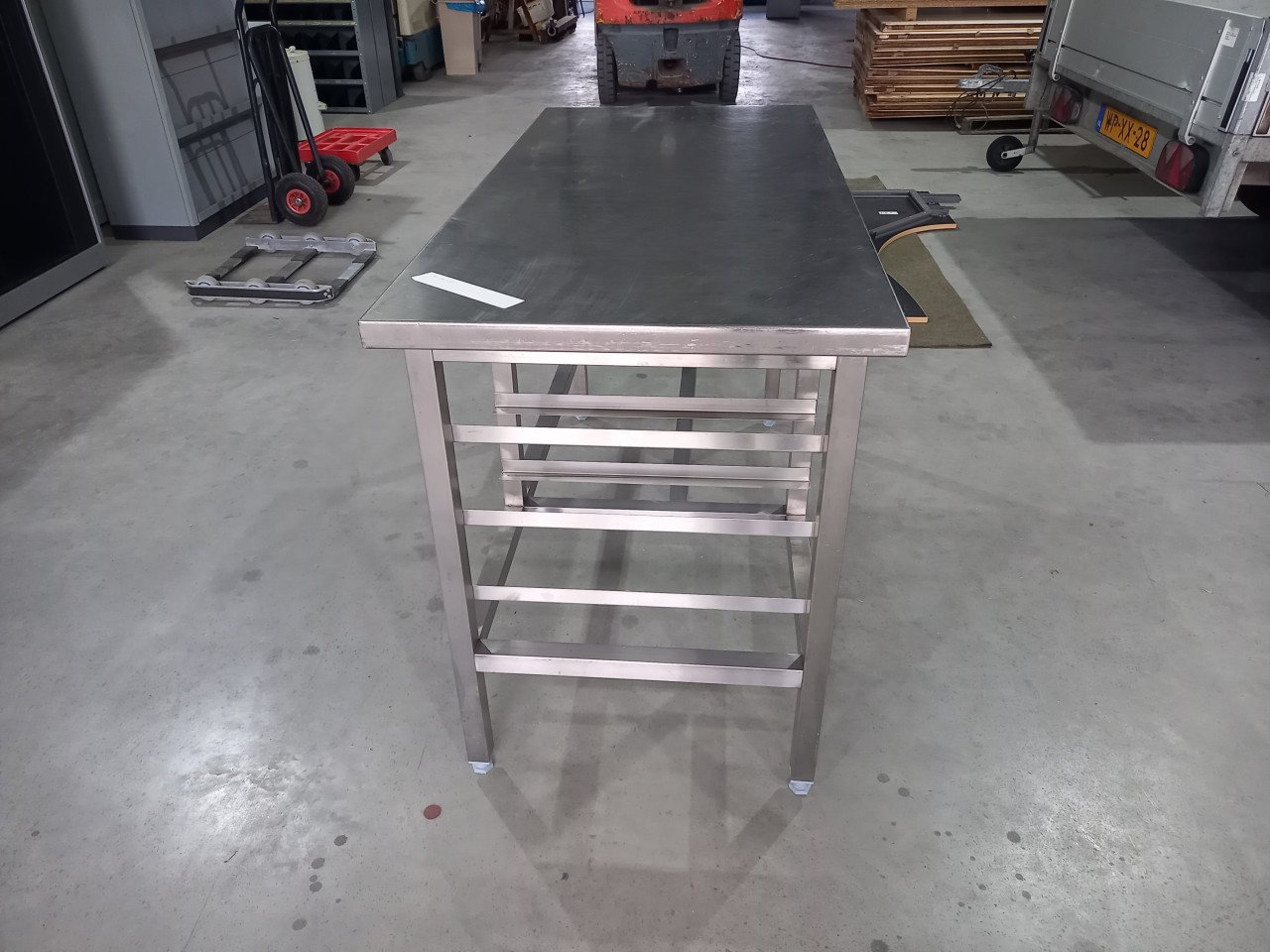 Werkbank rvs werktafel