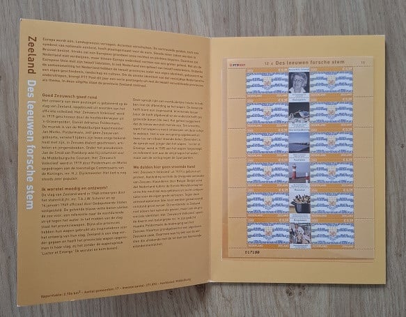 Provincievel 11 Zeeland 2002 Postfris GEEN OPLICHTERS