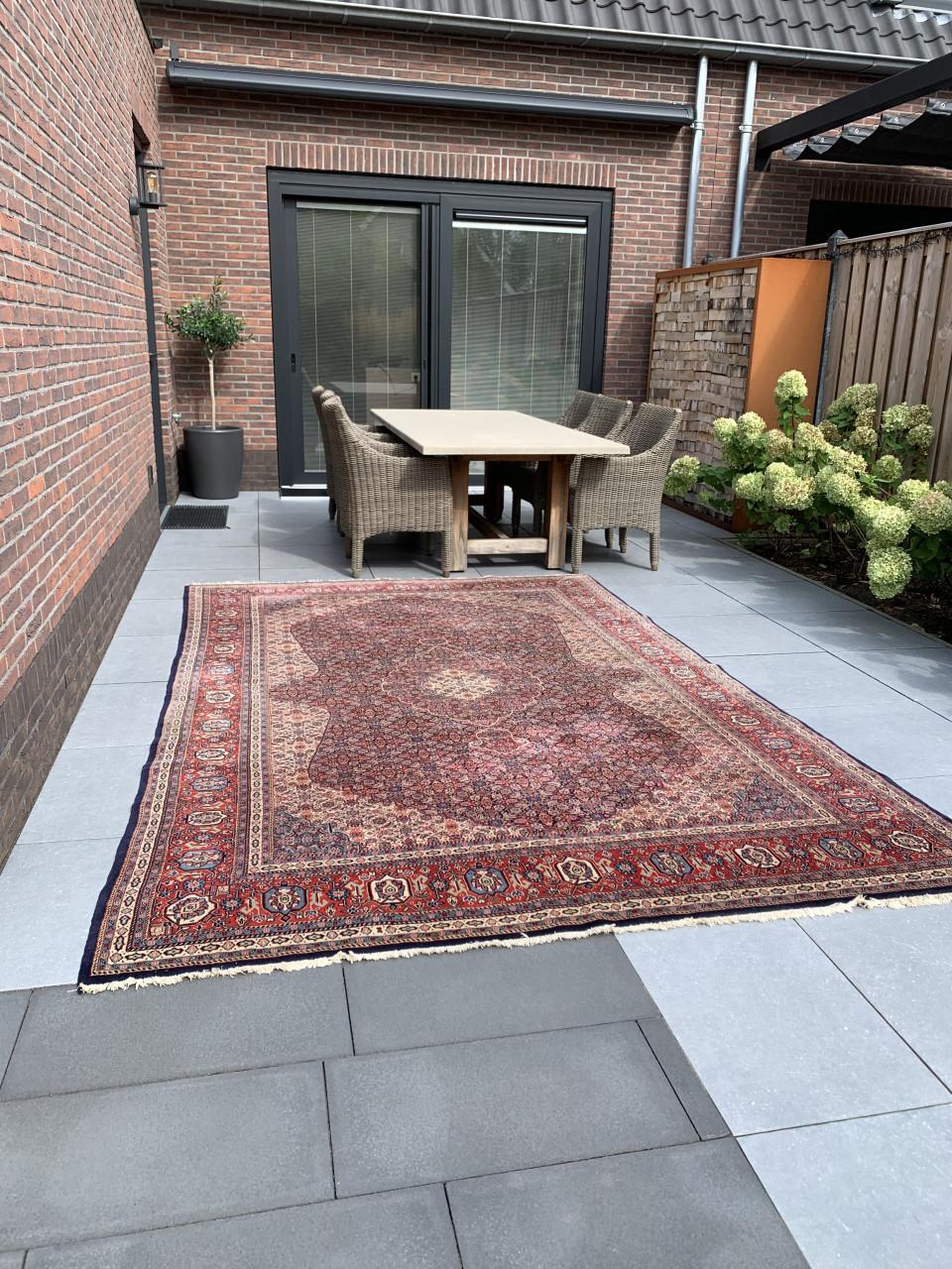 ✨Super Gaaf Handgeknoopt Vintage Vloerkleed✨Zuiver Scheerwol✨
