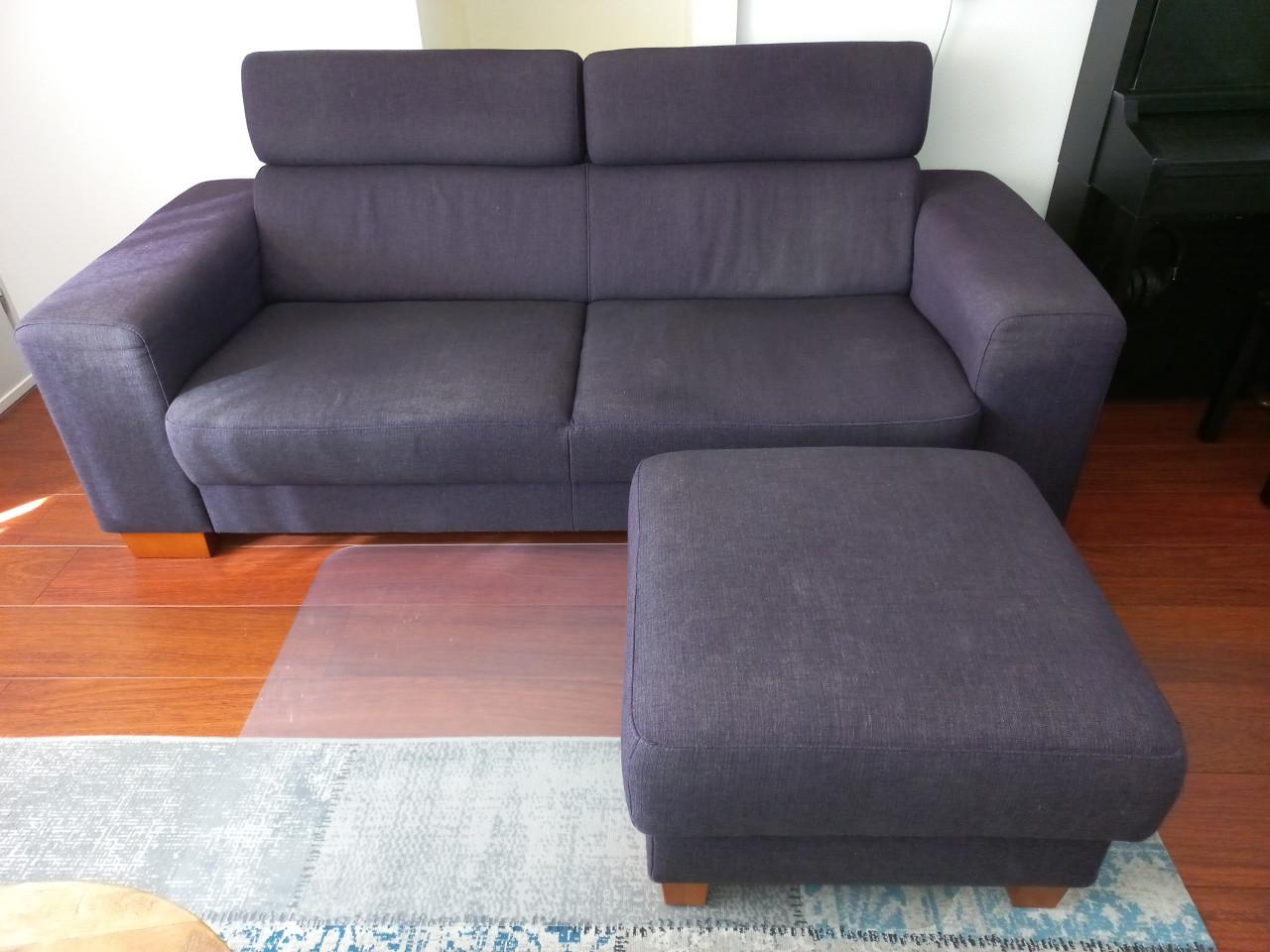 Bankstel met hocker, gratis af te halen