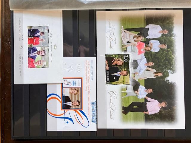 Postzegels koningshuizen