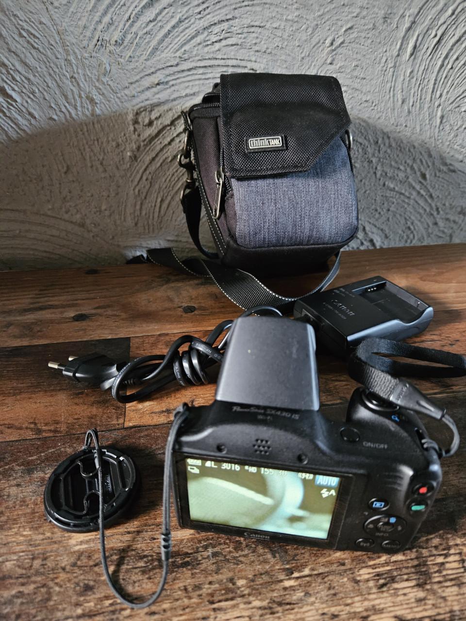 Zgan Canon PowerShot SX430 IS digitale camera met wifi