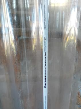 Polycarbonaat golfplaten glashelder