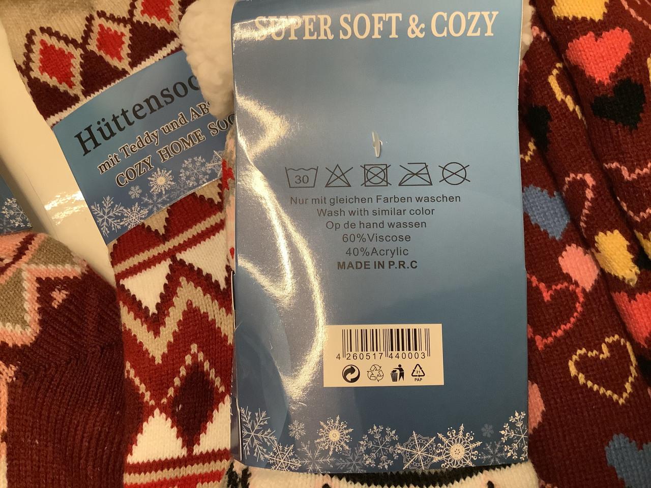 Partij leuke fluffy sokken. (Partij 256)