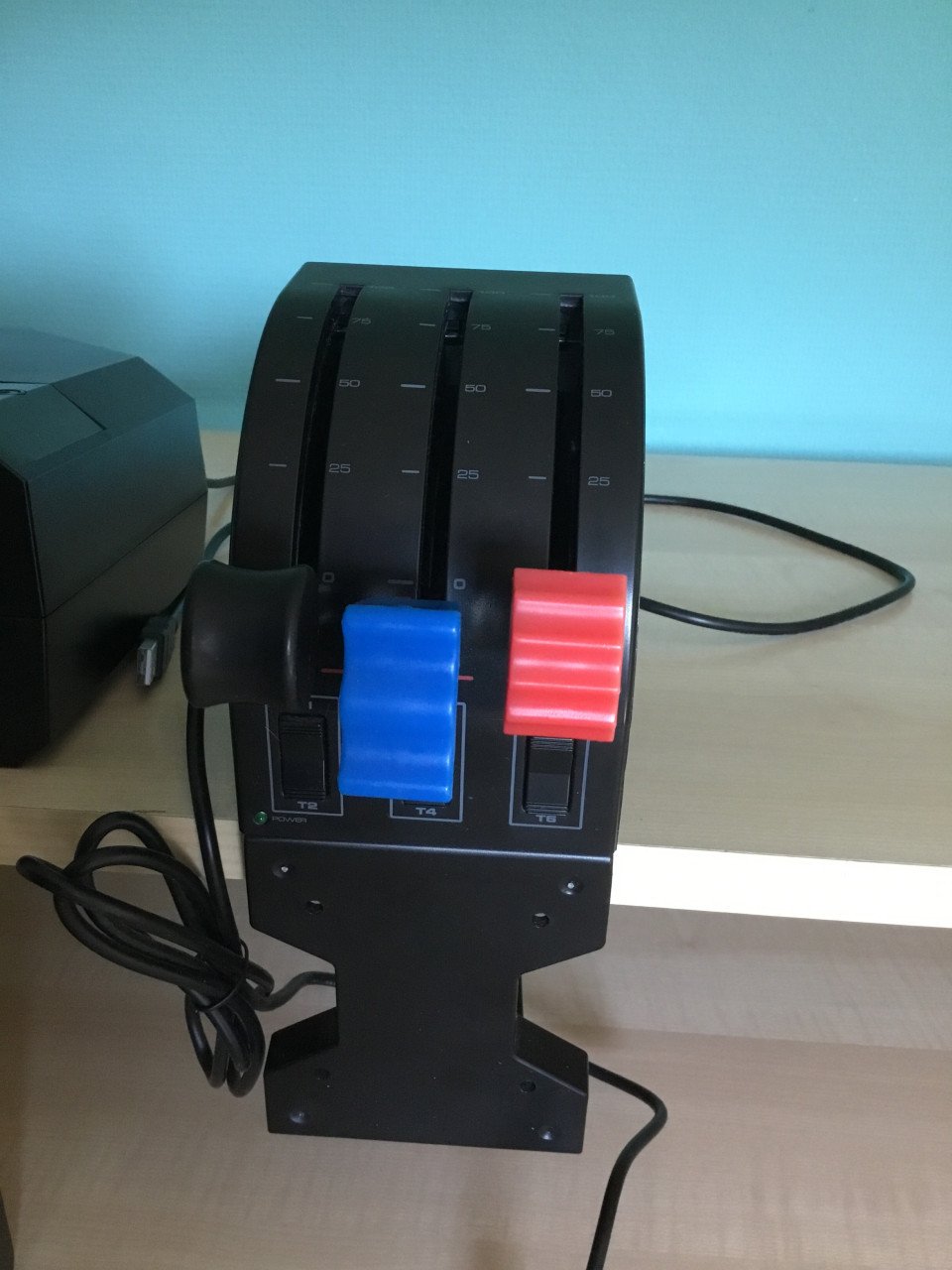 Sim flying Yoke en Throttle