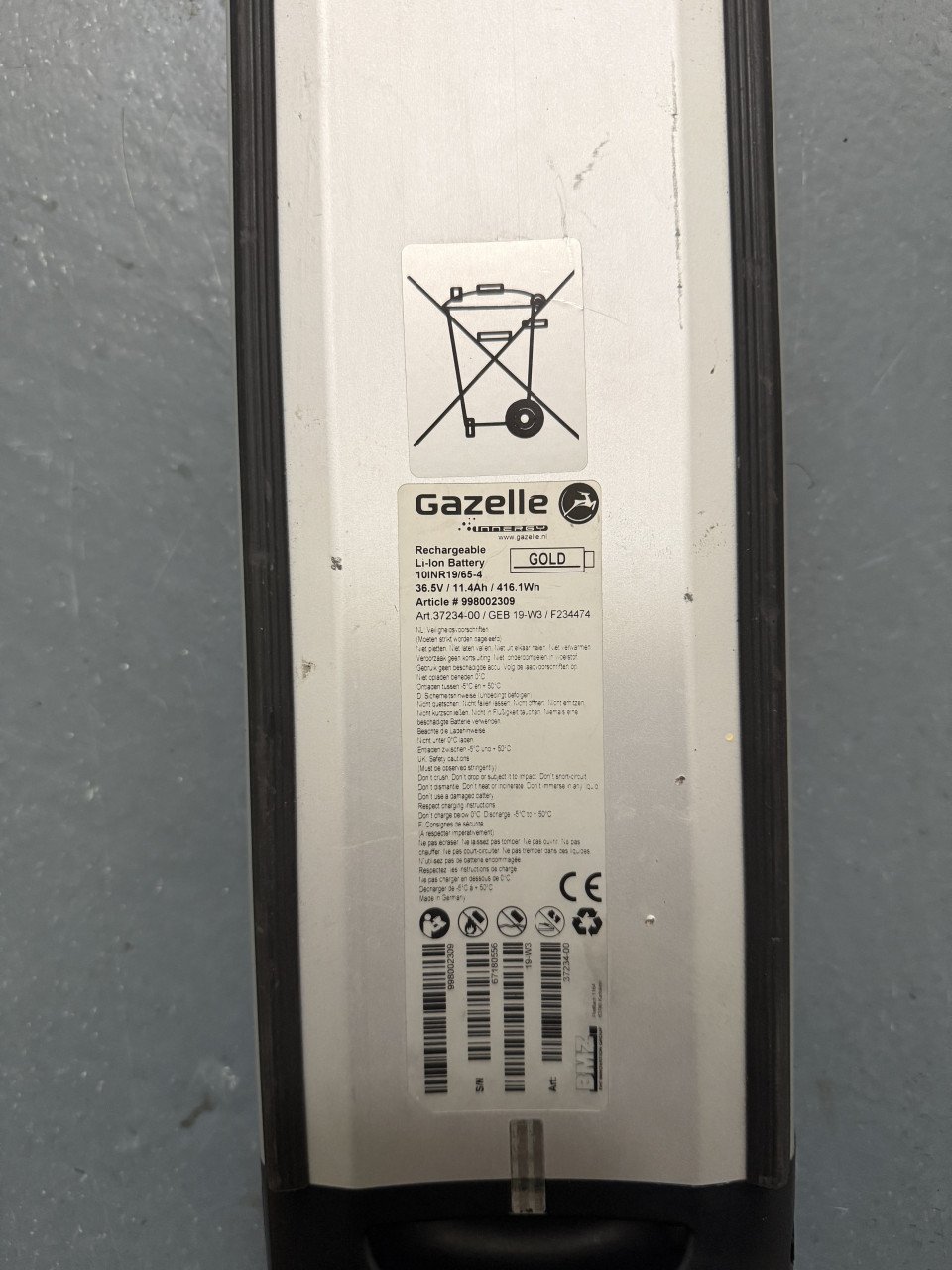 In nette staat Gazelle Elektrische Herenfiets ( Hoog model )