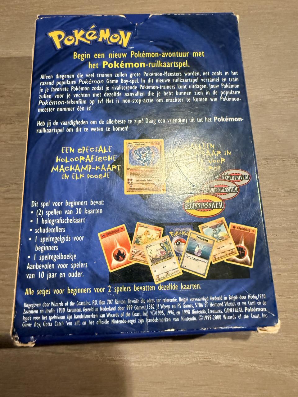 Pokémon Trading Card Game 2-Player Starter Set Machamp Nederlandse uitgave