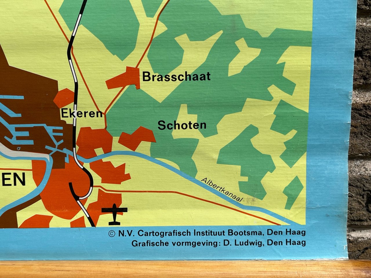 Wandplaat “Deltaplan”