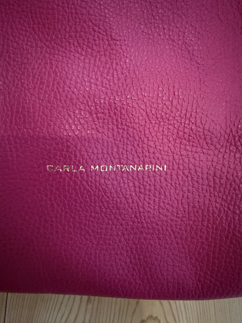 Leren tas van  Carla Montanarini schoudertas, 100% leer, prachtige